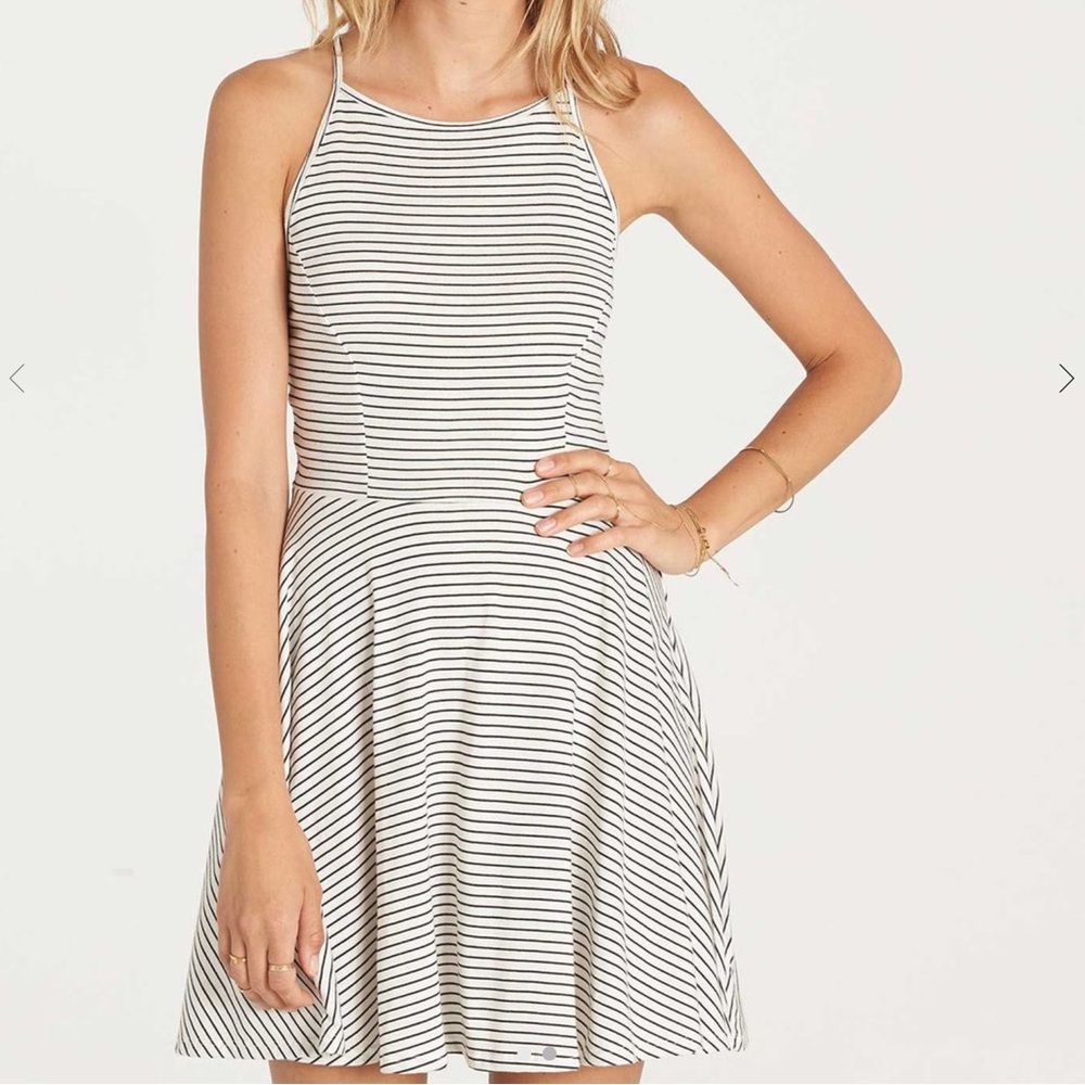 Billabong ’She’s all that’ flowy striped dress